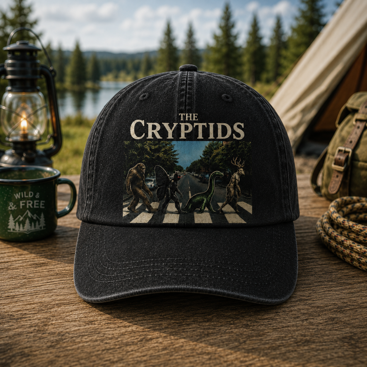 The Cryptids - Vintage Cap
