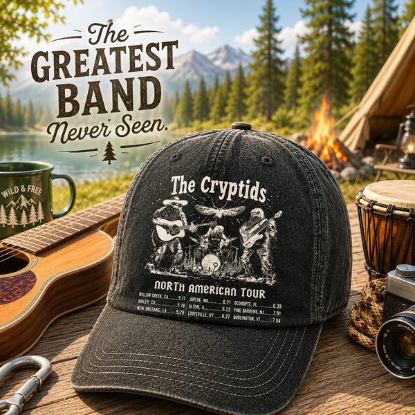 The Cryptids North American Rock Tour - Vintage Cap