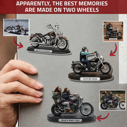 Biker Legend – Personalized Photo Acrylic Fridge Magnet