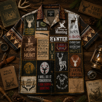 Hunting Life – Vintage Hawaiian Shirt