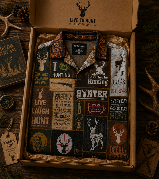 Hunting Life – Vintage Hawaiian Shirt