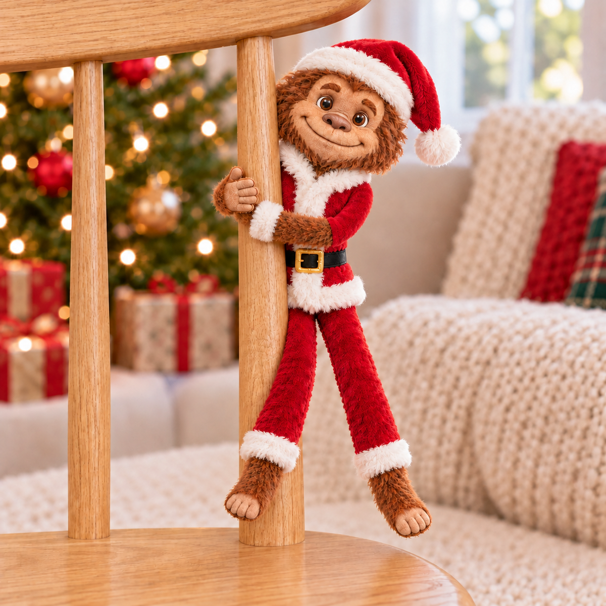Christmas Bigfoot & Yeti – Personalized Name Plush Doll