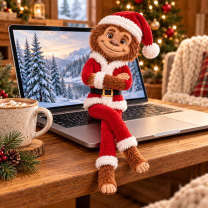 Christmas Bigfoot & Yeti – Personalized Name Plush Doll