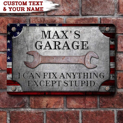 I Can Fix Any Thing Car Metal Sign - Personalized Metal Sign