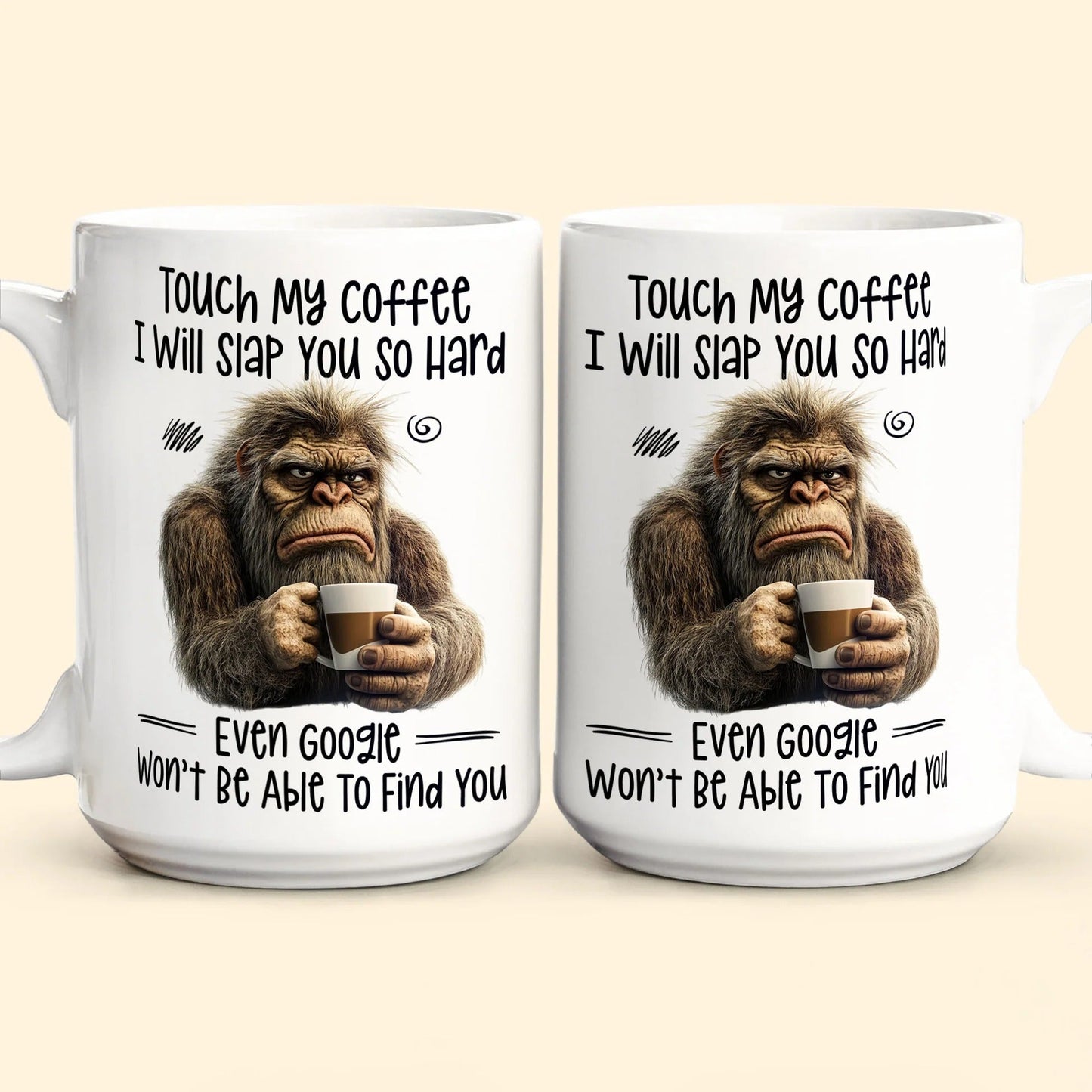 Don’t Be an Assquatch – Personalized Bigfoot Accent Mug