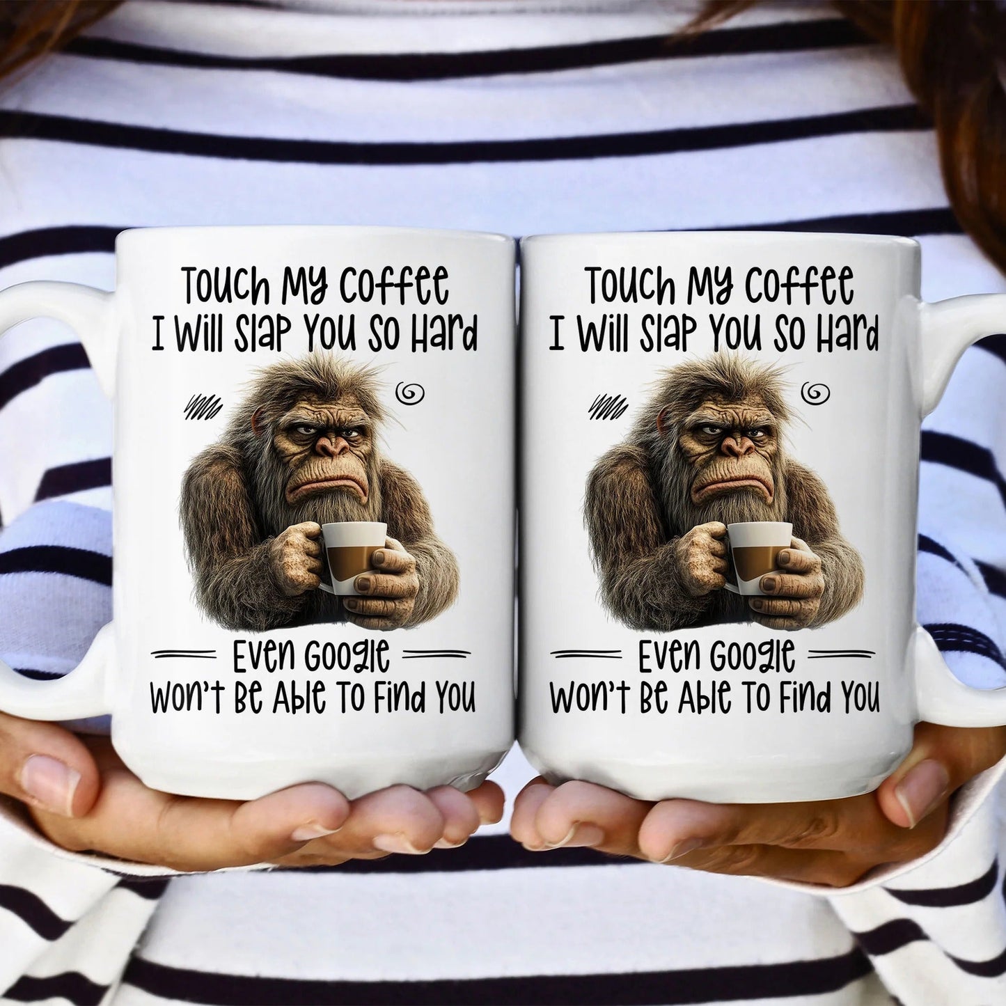 Don’t Be an Assquatch – Personalized Bigfoot Accent Mug