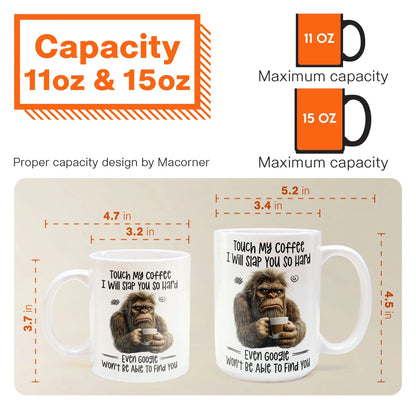 Don’t Be an Assquatch – Personalized Bigfoot Accent Mug