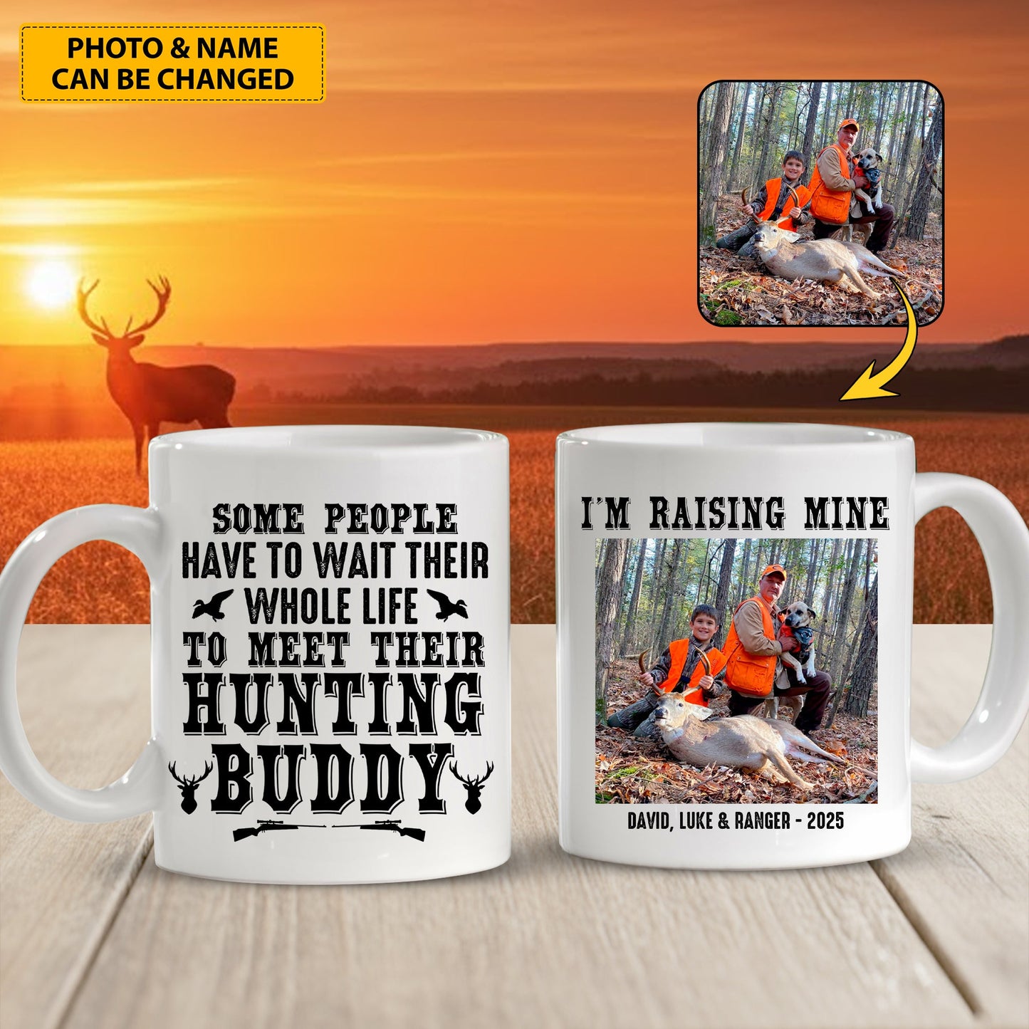 Trophy Moments – Personalized Photo White Mug