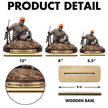 "Capture the Hunt" – Personalized Wooden Plaque