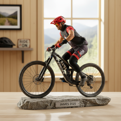 A Life on the Bike – Personalized Cycling Acrylic Plaque