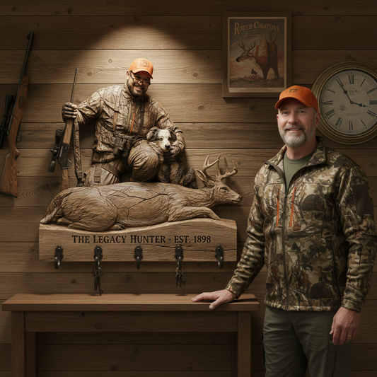 Hunter’s Legacy – Personalized Hunting Display Rack