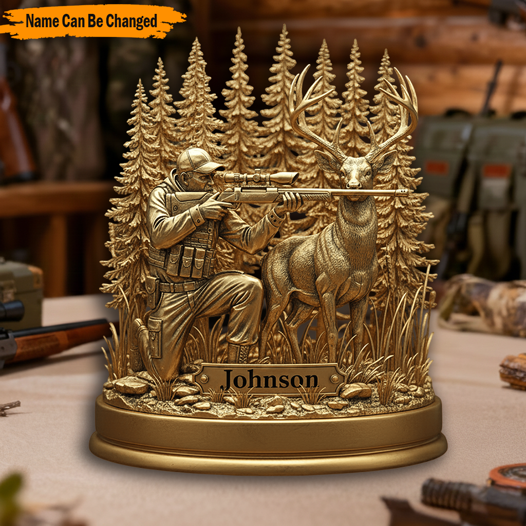 Legendary Gold Hunter – Personalized Trophy Acrylic Plaque