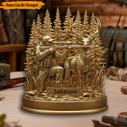 Legendary Gold Hunter – Personalized Trophy Acrylic Plaque