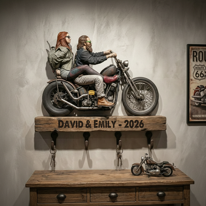 Still Riding – Personalized Biker Display Hanging Rack