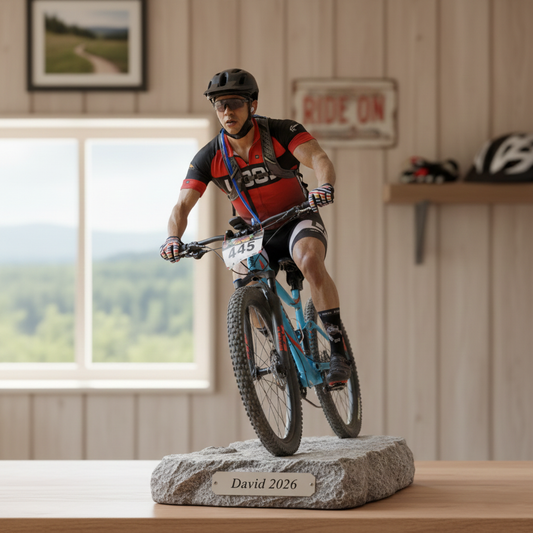 A Life on the Bike – Personalized Cycling Acrylic Plaque