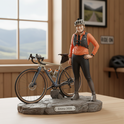 A Life on the Bike – Personalized Cycling Acrylic Plaque