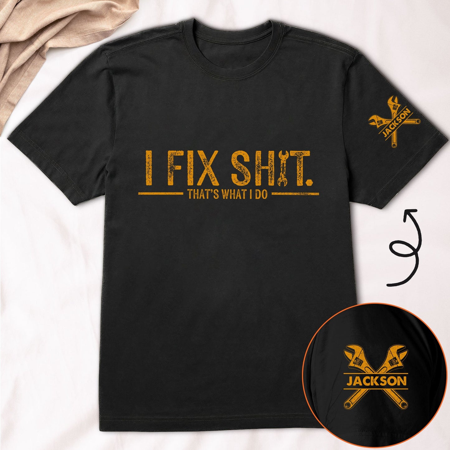 I Fix Sh!T That's What I Do - Personalized Garage Shirt