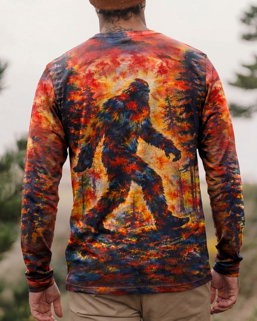 THE FOREST WALKER BIGFOOT ALL OVER PRINT SHIRT