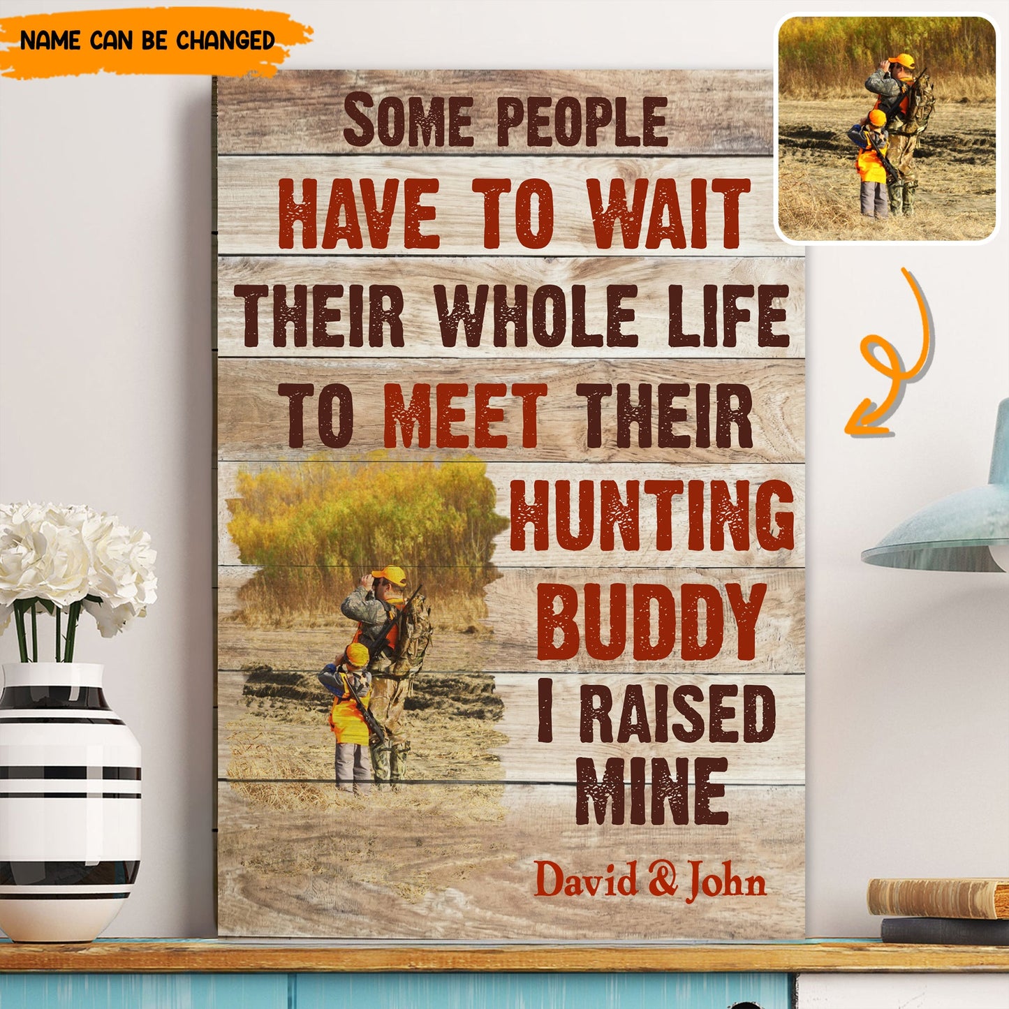 The Ultimate Hunting Buddy - Personalized Poster Canvas