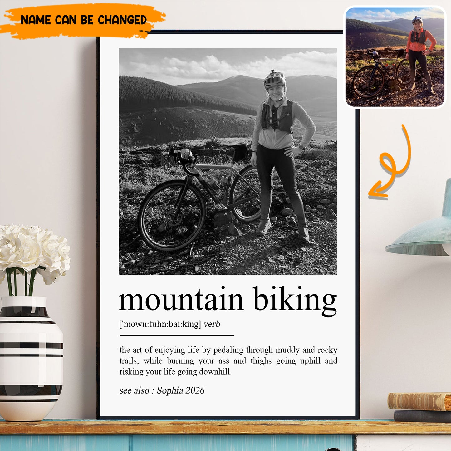Personalized The Ultimate Poster & Canvas for Cycling and Outdoor Lovers