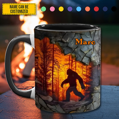 Legendary Bigfoot – Personalized Funny Accent Mug