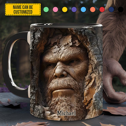 Cosmic Footsteps – Personalized Bigfoot Accent Mug