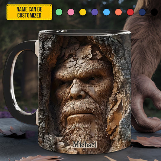 Cosmic Footsteps – Personalized Bigfoot Accent Mug