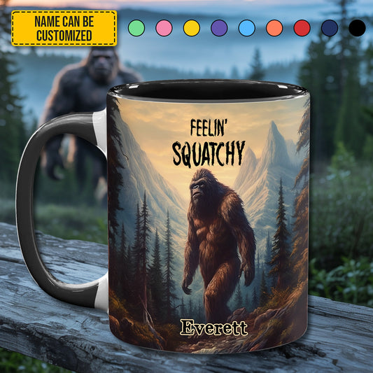 Believe Bigfoot – Personalized Sasquatch Accent Mug