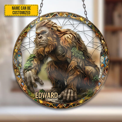 The Watcher – Personalized Bigfoot Acrylic Window