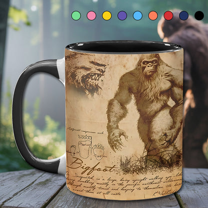 Bigfoot Legend in the Trees – Personalized Bigfoot Accent Mug