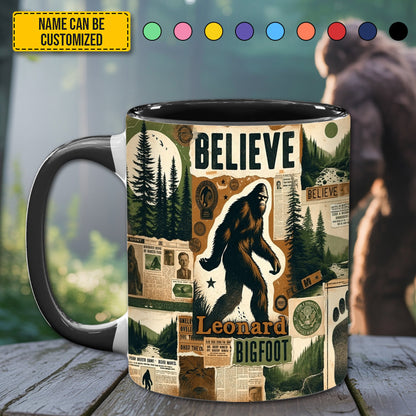Bigfoot Is My Spirit Animal – Personalized Sasquatch Accent Mug