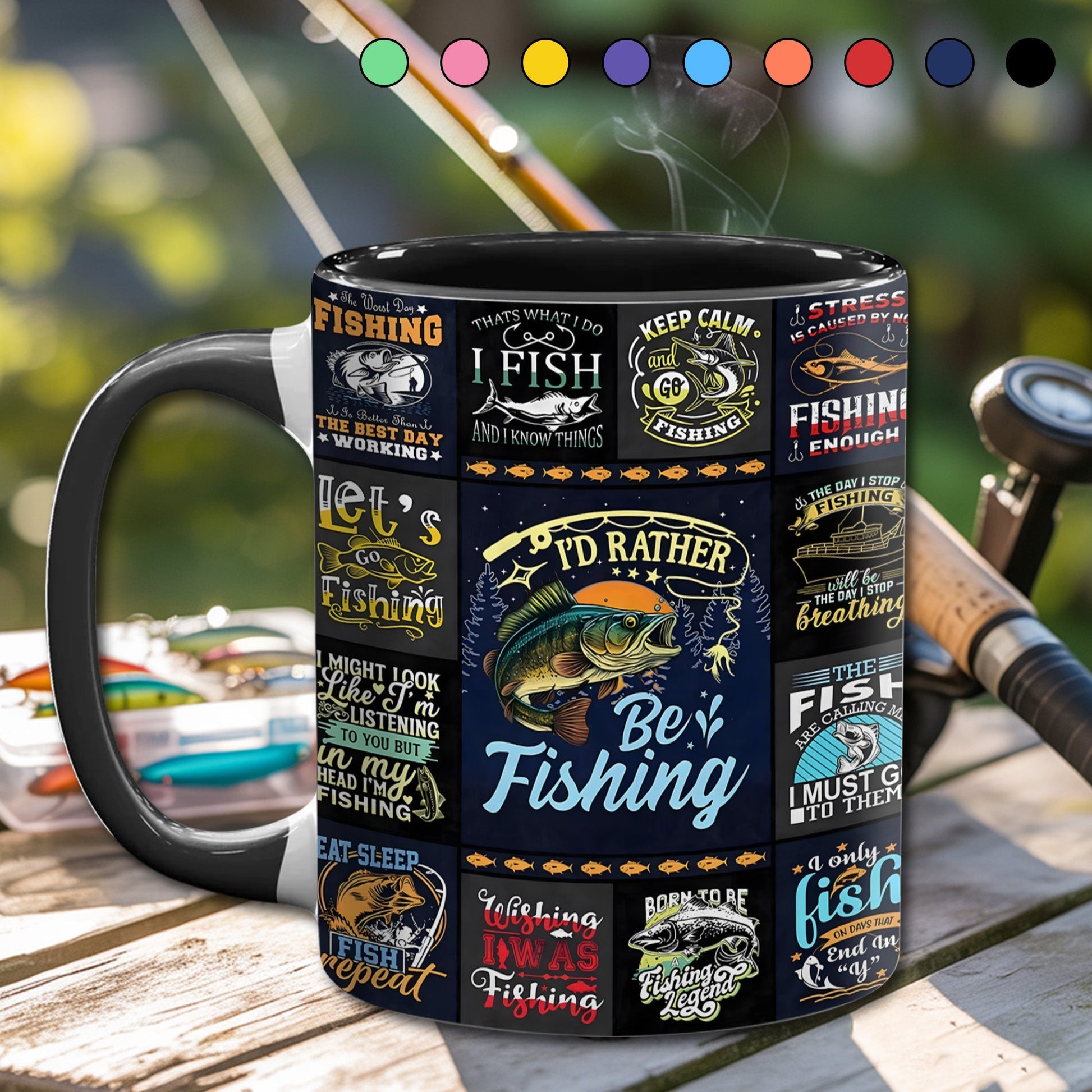 Fishing Collection Accent Mug
