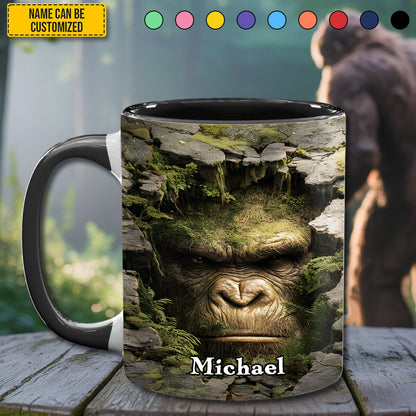 Green Bigfoot - Personalized Bigfoot Accent Mug
