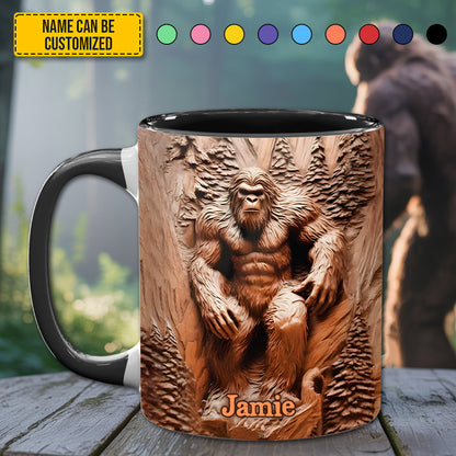 Legend in the Trees – Personalized Sasquatch/Bigfoot Accent Mug