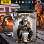 Doing Dad Shit - Personalized Bigfoot Accent Mug