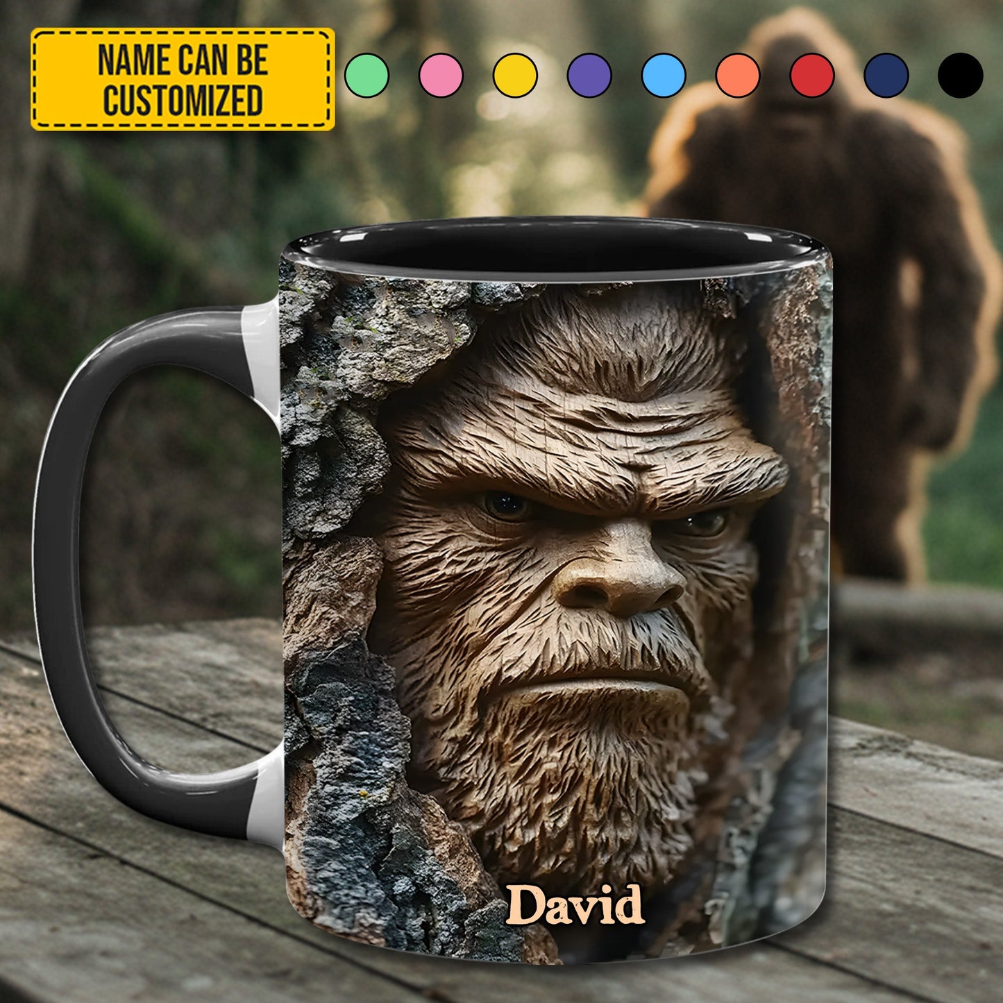 Fall Legend – Personalized Bigfoot Accent Mug