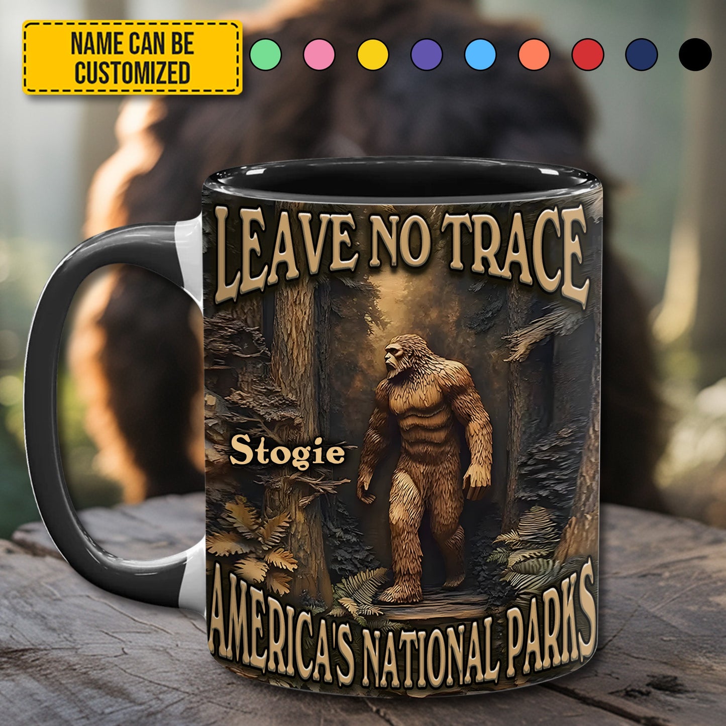 Wildlife - Personalized Bigfoot Accent Mug
