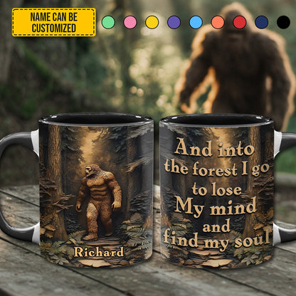 The Cryptid Chronicle – Bigfoot Accent Mug