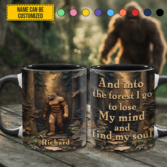 The Cryptid Chronicle – Bigfoot Accent Mug