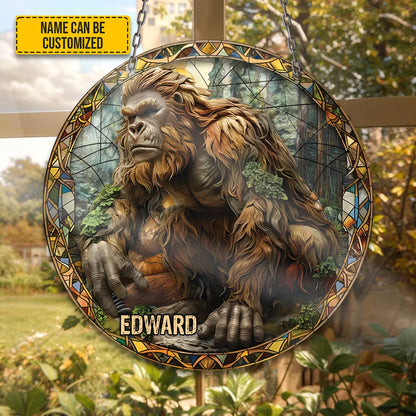 The Watcher – Personalized Bigfoot Acrylic Window