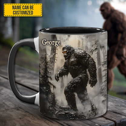 The Wanderer – Personalized Bigfoot Accent Mug