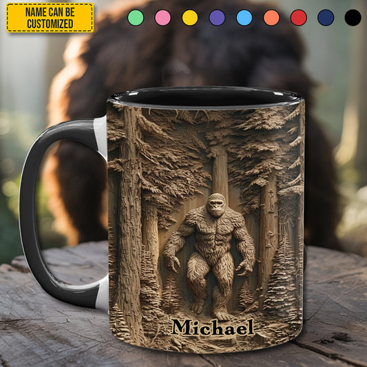 Legend in the Woods – Personalized Bigfoot Accent Mug