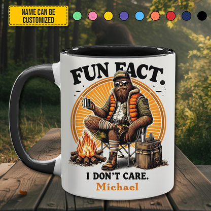 Believe In Yourself - Personalized Bigfoot Accent Mug