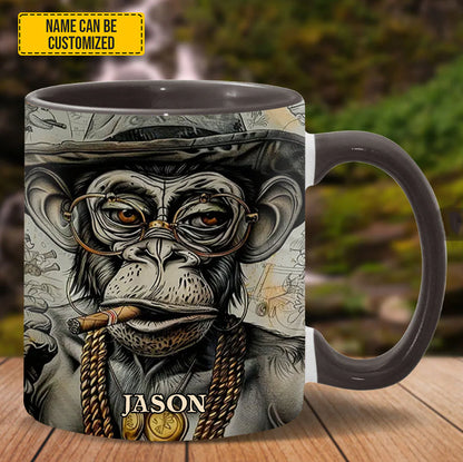VINTAGE GORILLA - Personalized Gorilla Accent Mug