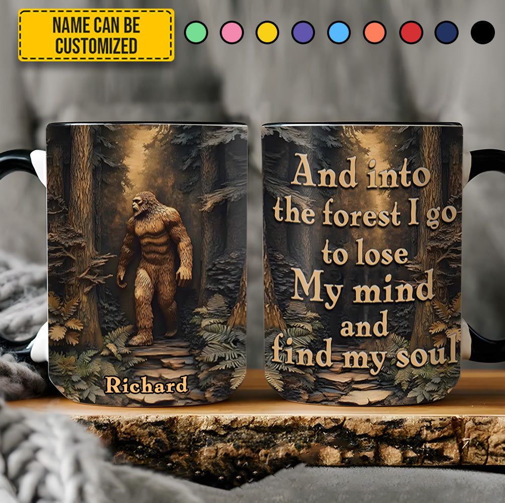 The Cryptid Chronicle – Bigfoot Accent Mug