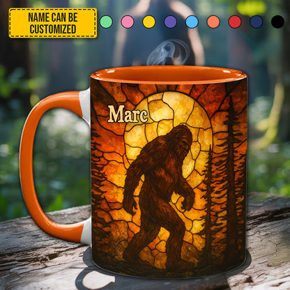 Funny Bigfoot Coffee Accent Mug