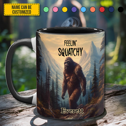 Believe Bigfoot – Personalized Sasquatch Accent Mug