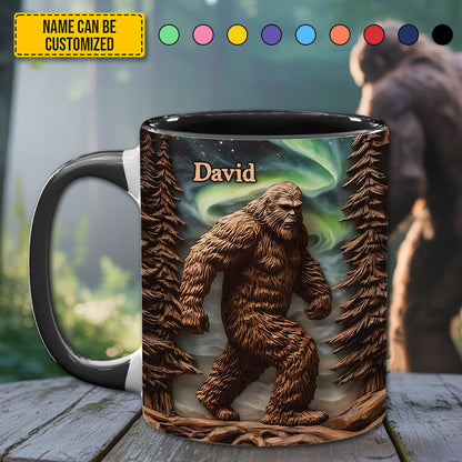 Wilderness Legend - Personalized Bigfoot Accent Mug