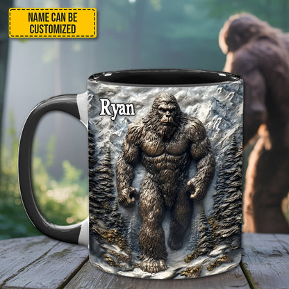 Shadow Stalker – Personalized Bigfoot Accent Mug