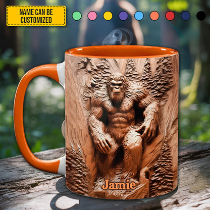 Legend in the Trees – Personalized Sasquatch/Bigfoot Accent Mug